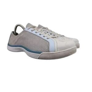 Ryka Shoes Women 8 Sneaker Lifestyle Skip Leather Perforated Comfort Casual Grey